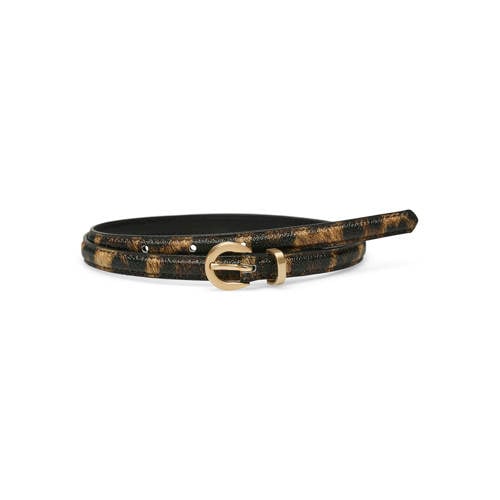 VERO MODA leren riem met panterprint VMKATJA bruin afbeelding