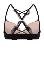 thumbnail: Hunkemöller Noir voorgevormde beugelbh Cynthia met voorsluiting zwart