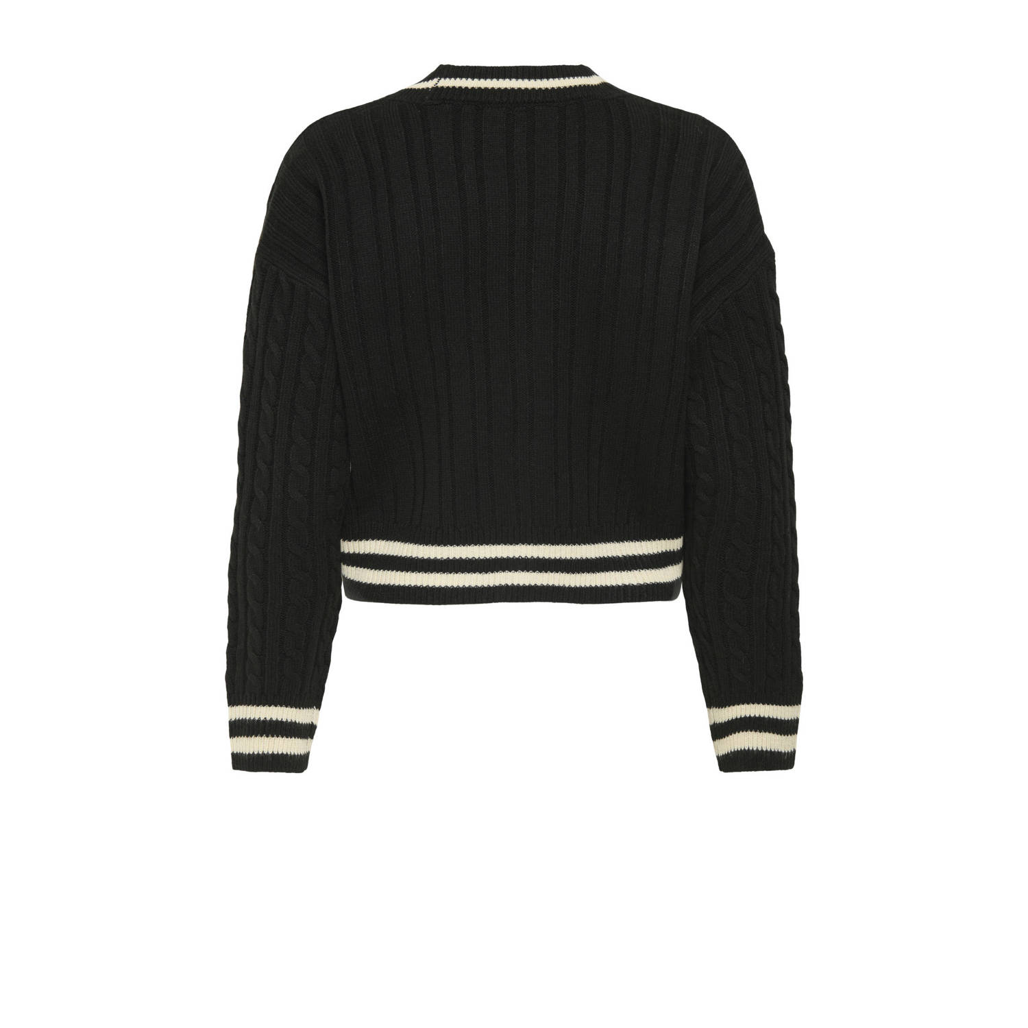 ONLY gebreid vest zwart