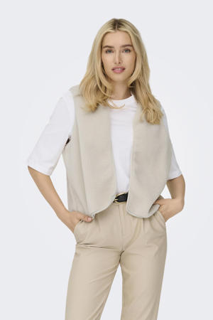 teddy gilet ecru