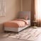 NOUS Living Lassi boxspring met hoofdbord 90x200 cm - lichtgrijs