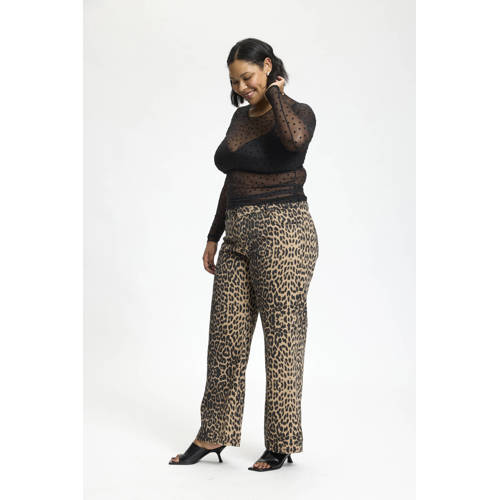 Anyday mesh top zwart afbeelding