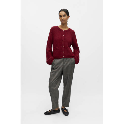 OBJECT cardigan rood gebreid afbeelding