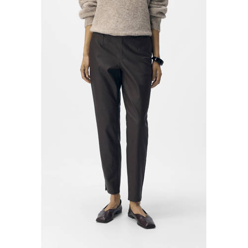 OBJECT regular waist coated broek afbeelding