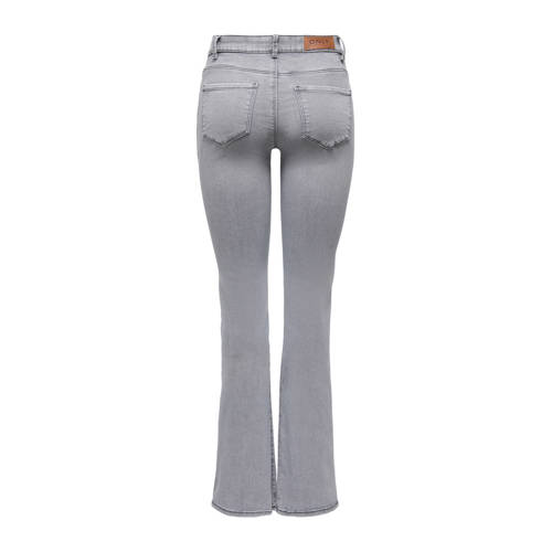 ONLY flared jeans grey denim afbeelding