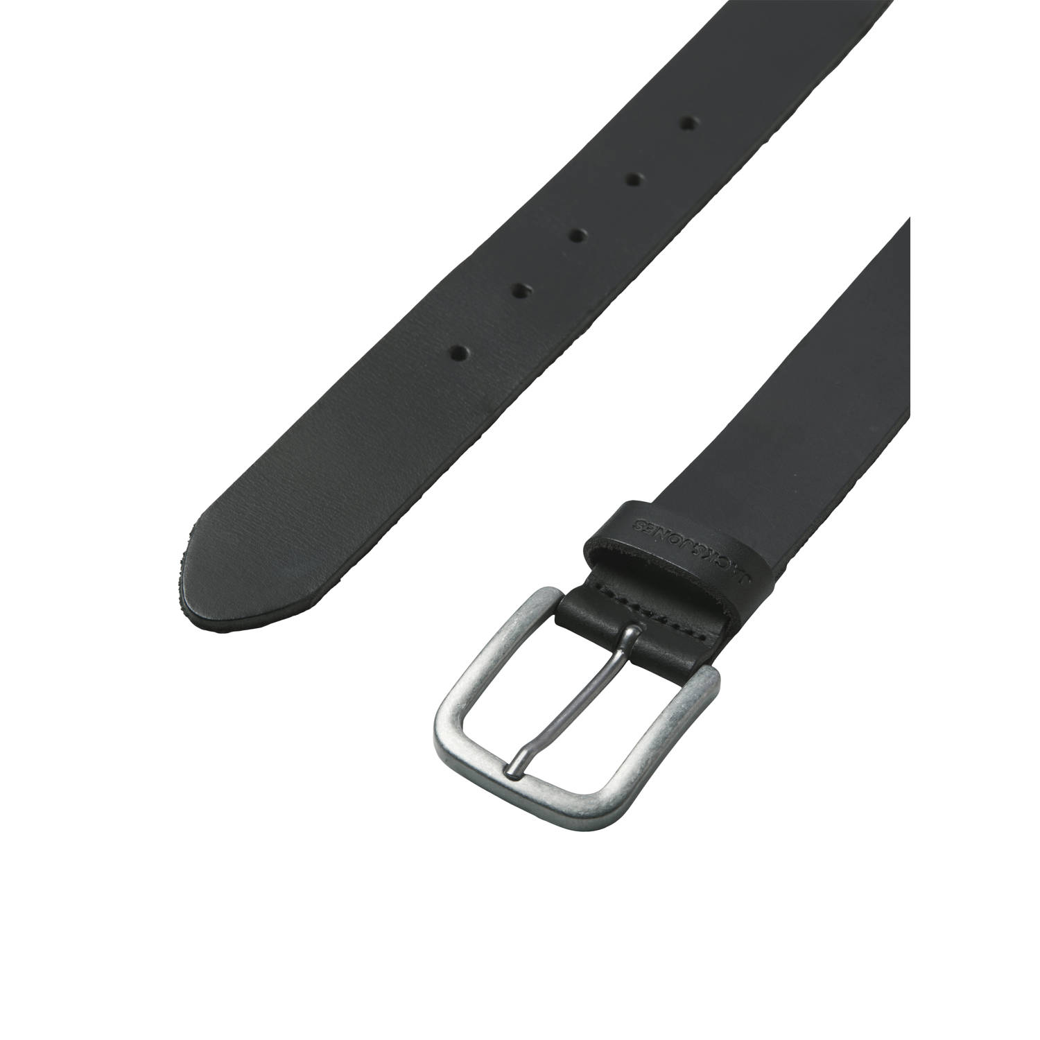 JACK & JONES leren riem JACPIMP zwart