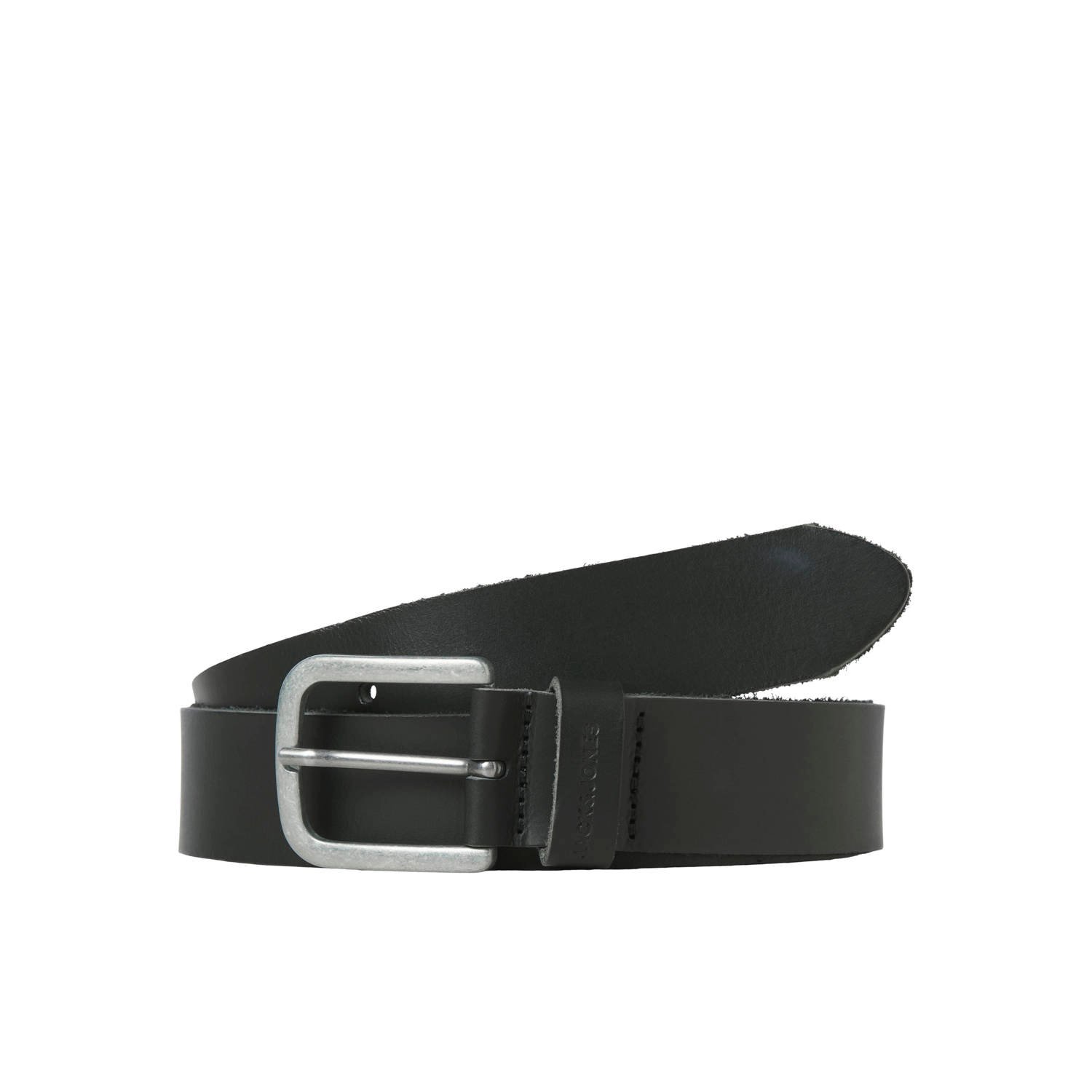 JACK & JONES leren riem JACPIMP zwart