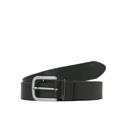 JACK & JONES leren riem JACPIMP zwart afbeelding