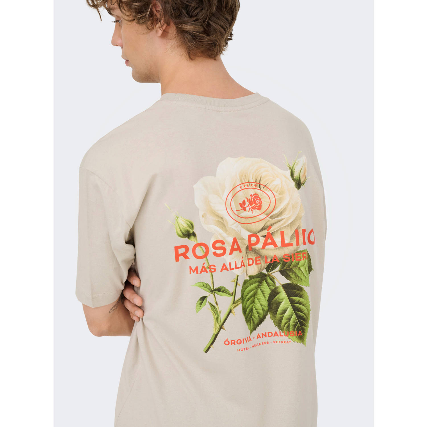ONLY & SONS relaxed T-shirt beige