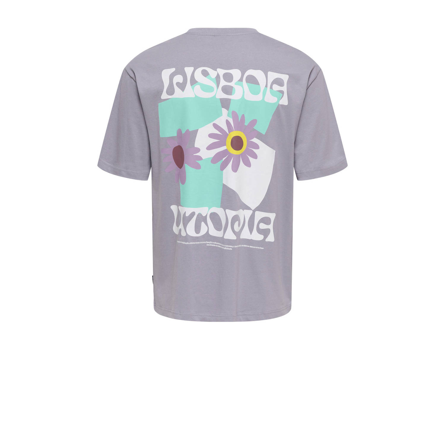 ONLY & SONS relaxed T-shirt paars