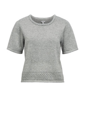 pullover grijs met lurex