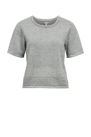 pullover grijs met lurex