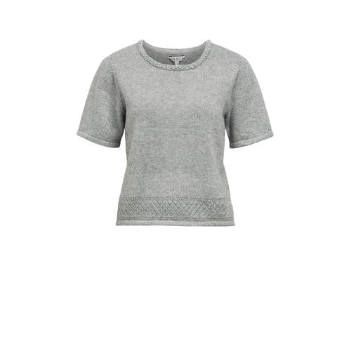 OBJECT pullover grijs met lurex afbeelding