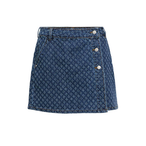 OBJECT denim spijkerrok dark blue denim afbeelding