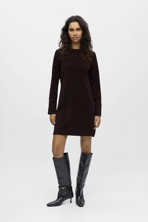 korte glitter jurk brons