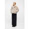 OBJECT faux fur jas beige