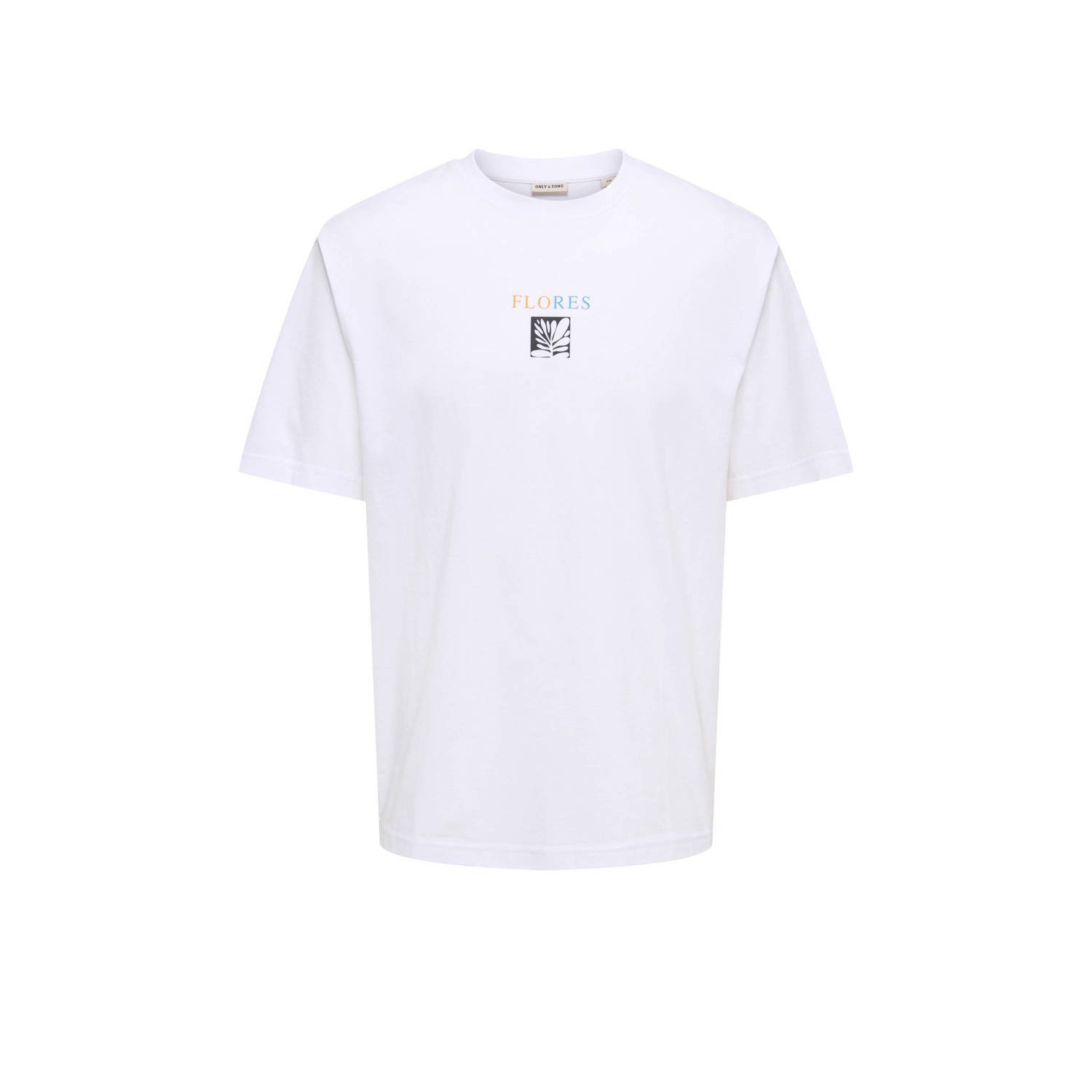 ONLY & SONS relaxed T-shirt wit