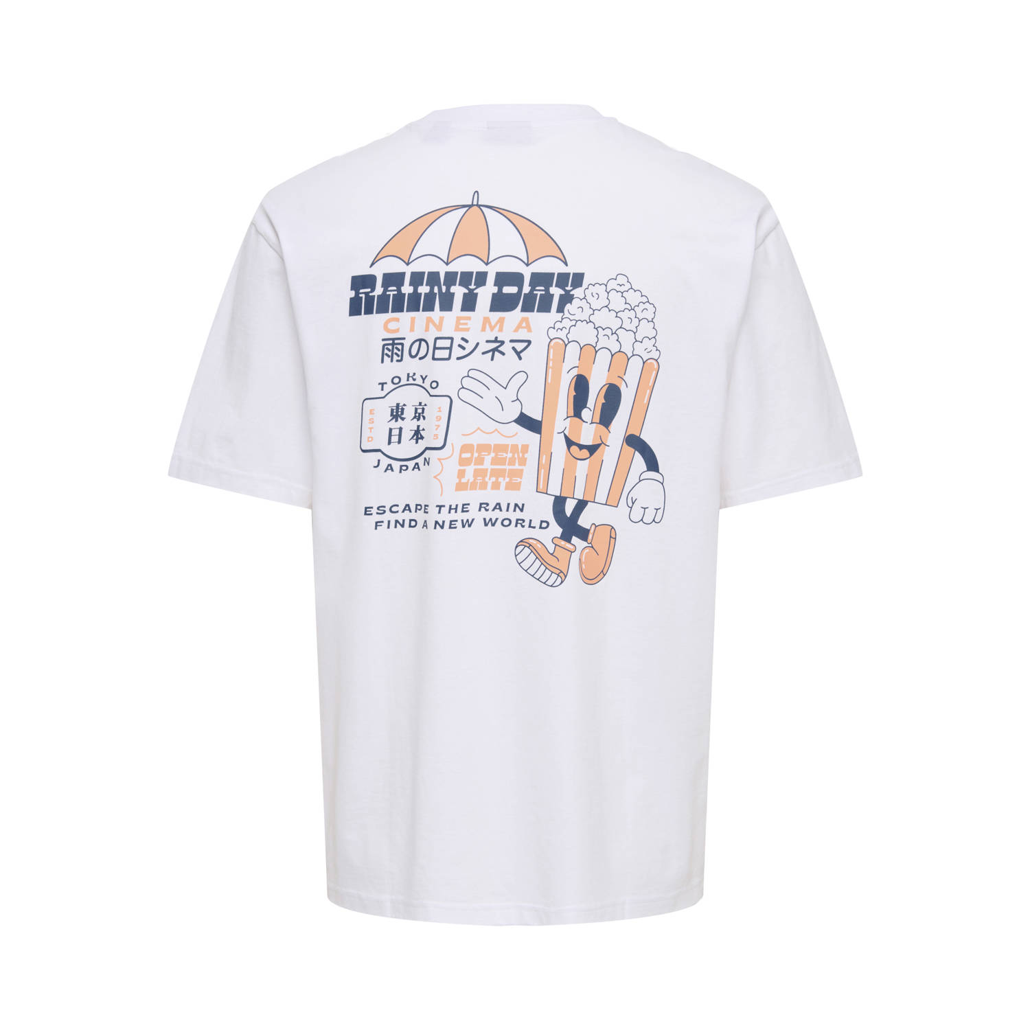 ONLY & SONS relaxed T-shirt wit