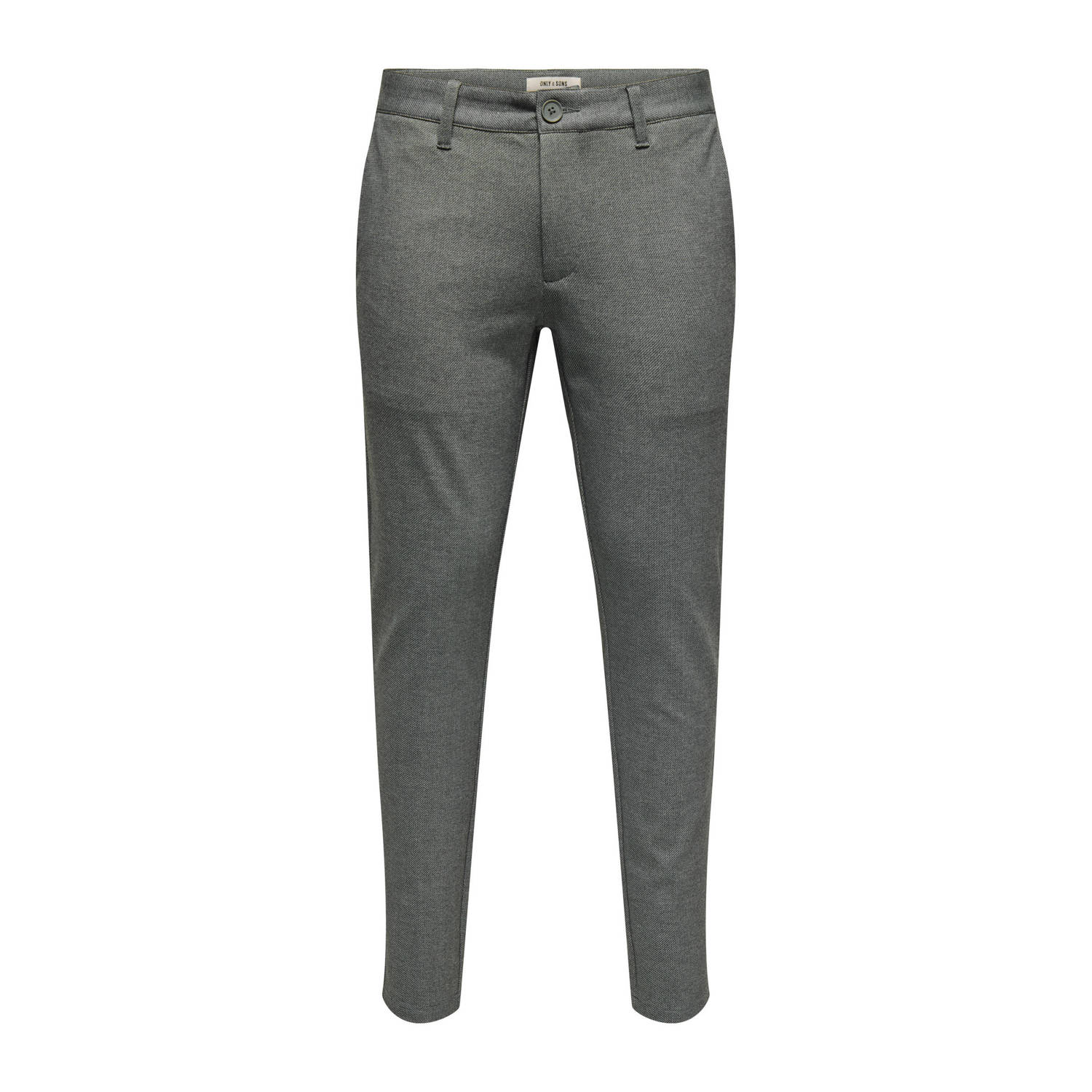 ONLY & SONS slim chino grijsgroen