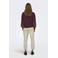 ONLY gebloemde sweater donkerrood