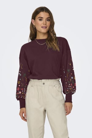 sweater donkerrood