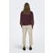 ONLY gebloemde sweater donkerrood
