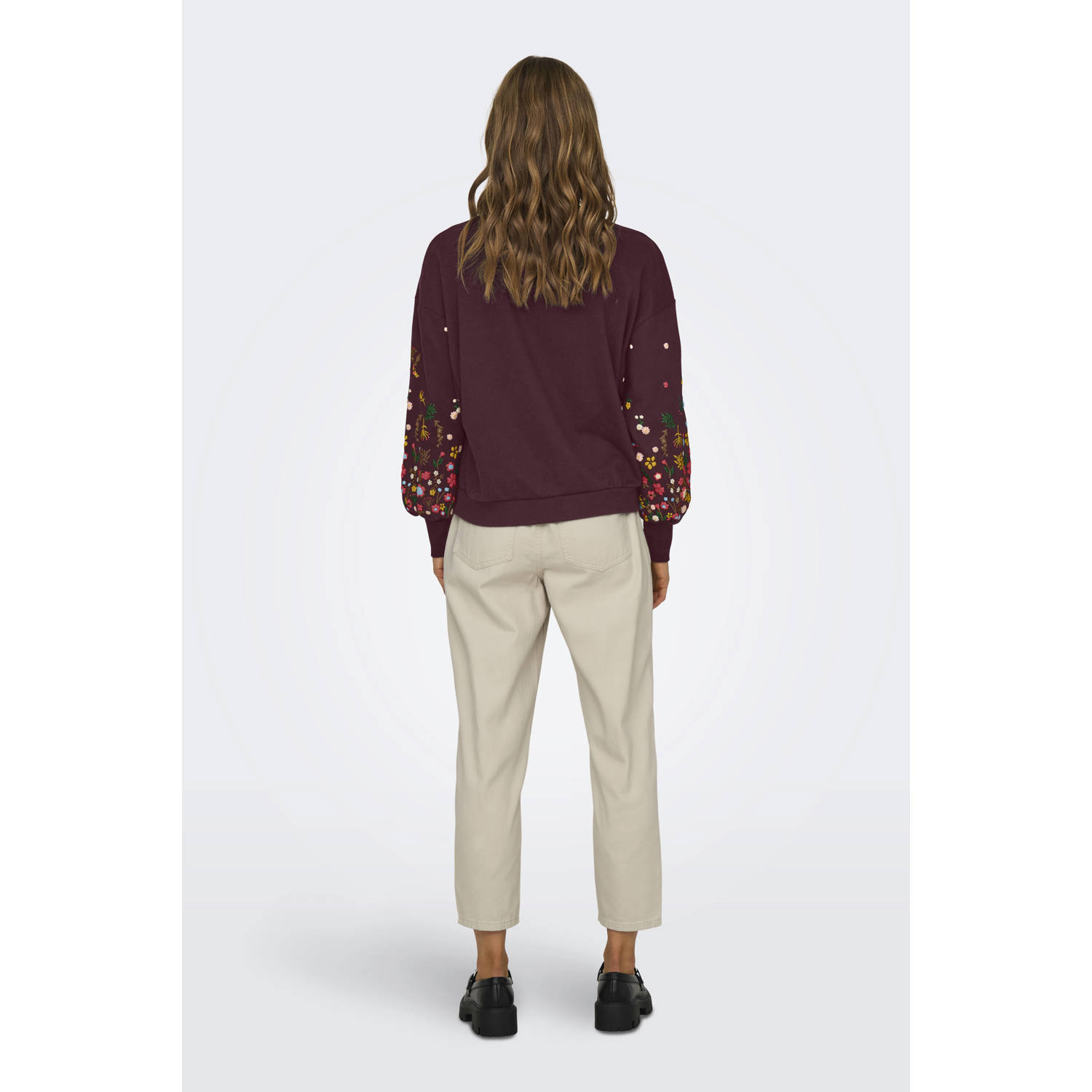 ONLY sweater donkerrood