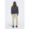 ONLY gebloemde sweater grijsblauw