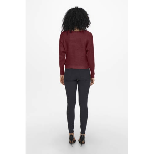ONLY pullover donkerrood afbeelding
