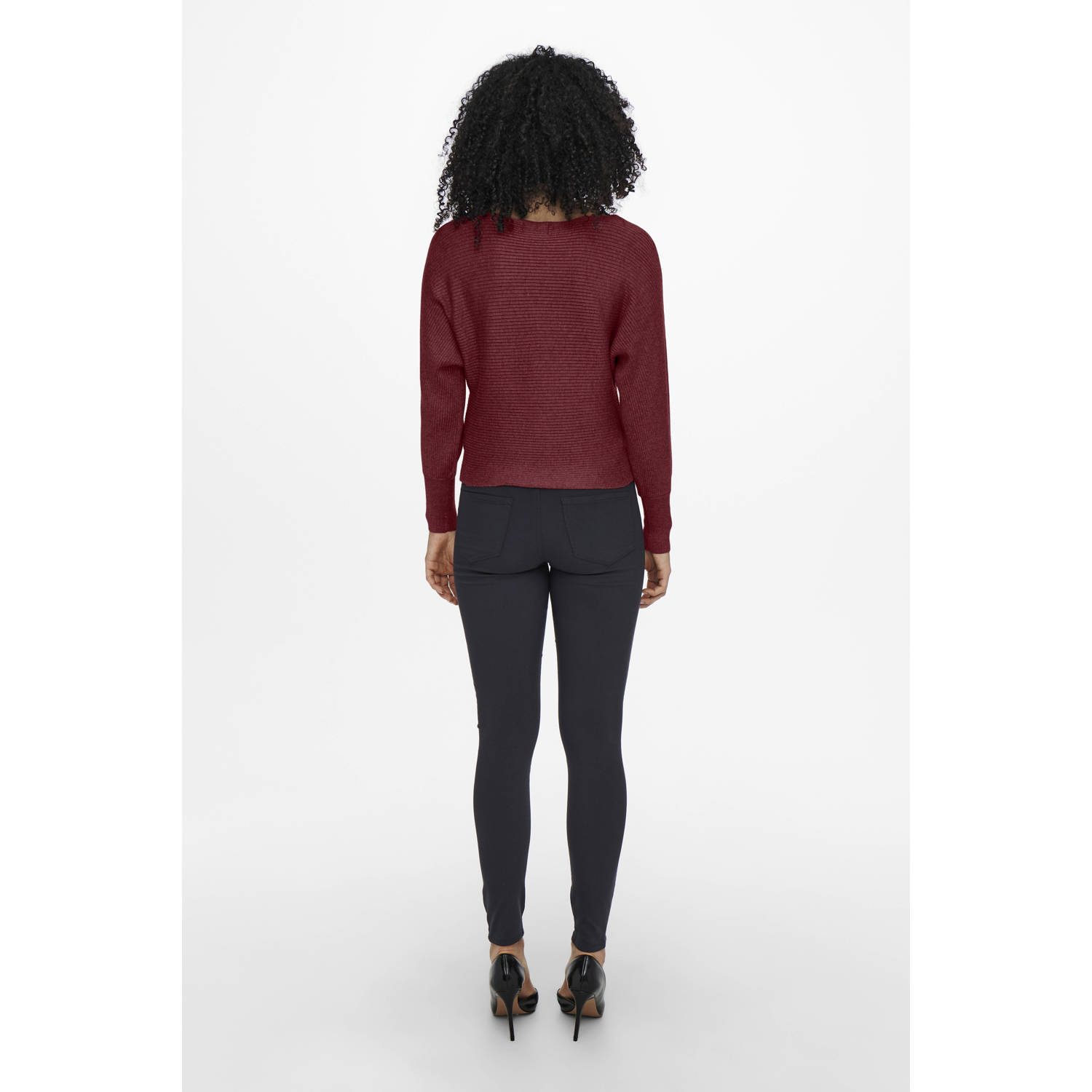 ONLY pullover donkerrood