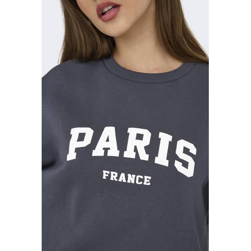 ONLY sweater grijs/wit afbeelding