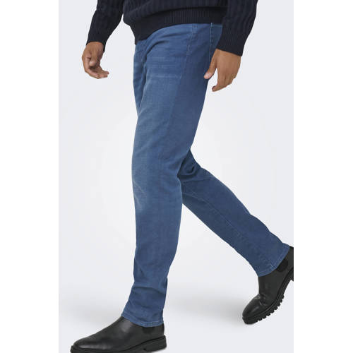 ONLY & SONS ONSWEFT regular fit jeans dark medium blue denim afbeelding