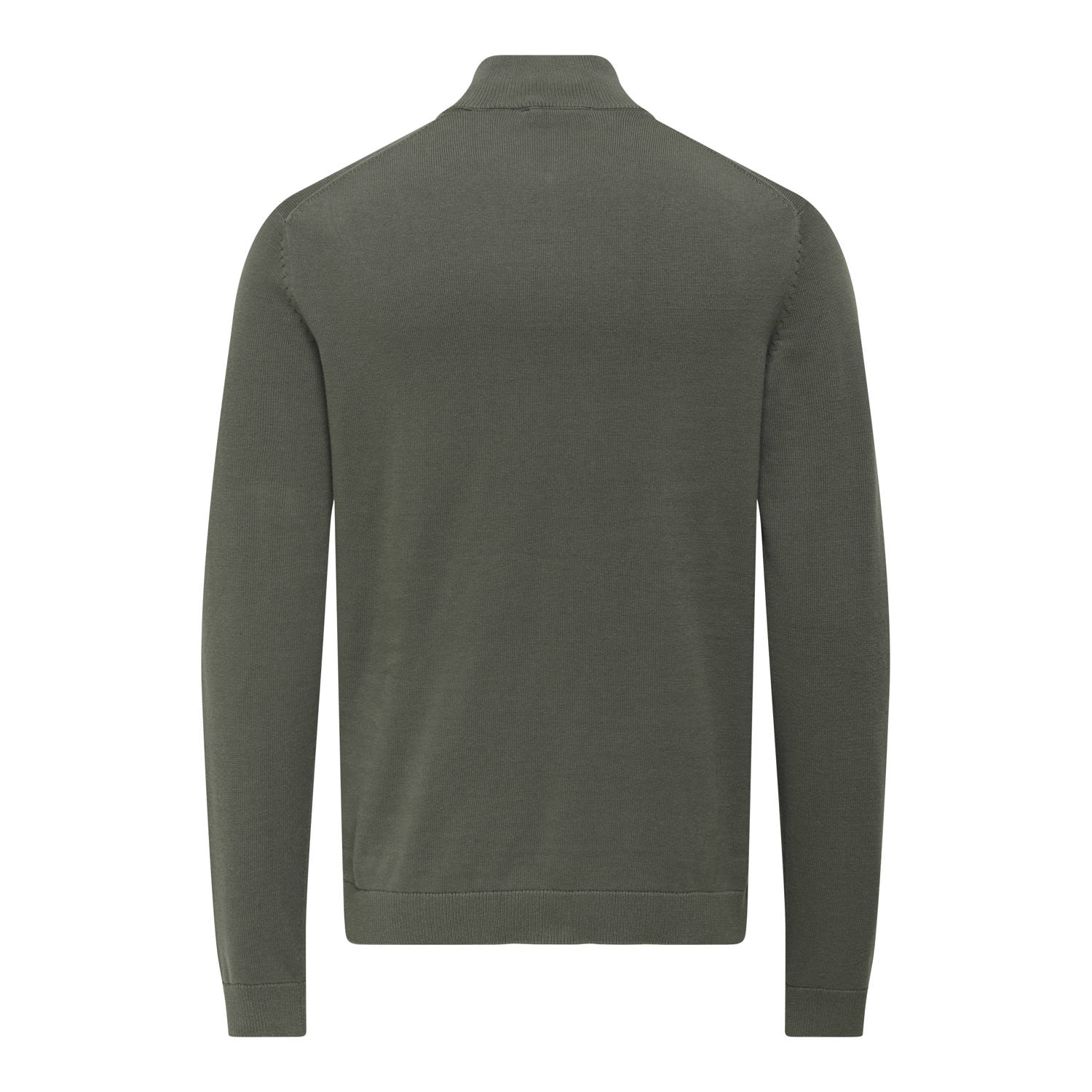 ONLY & SONS gebreide trui grijsgroen