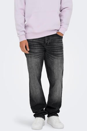 ONSEDGE straight leg jeans washed black