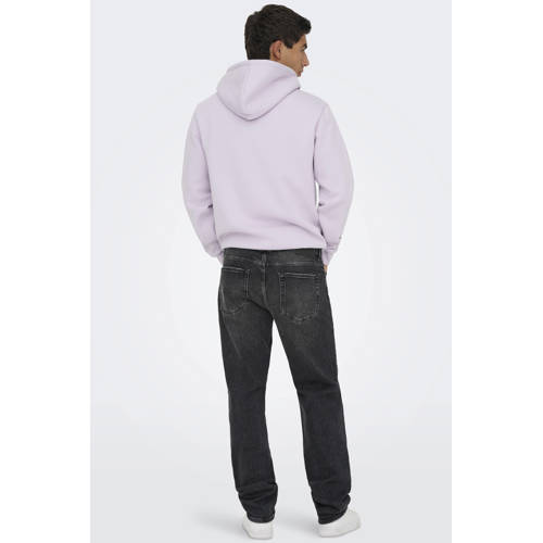 ONLY & SONS ONSEDGE straight leg jeans washed black afbeelding