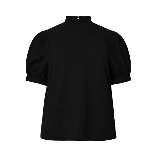 PIECES Curve top zwart afbeelding