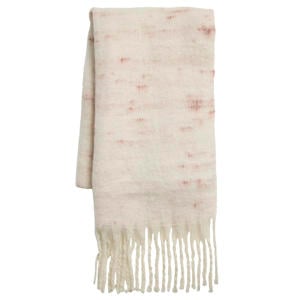 sjaal met franjes VIELLIA beige