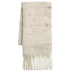sjaal met franjes VIELLIA beige
