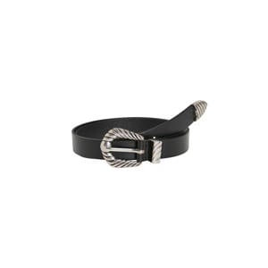 leren riem VICRAYA zwart