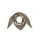 VILA triangle scarf VICALLIS bruin