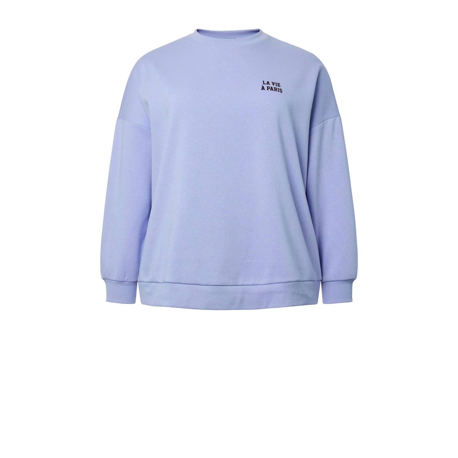 PIECES Curve sweater lila