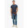 Superdry slim T-shirt donkerblauw