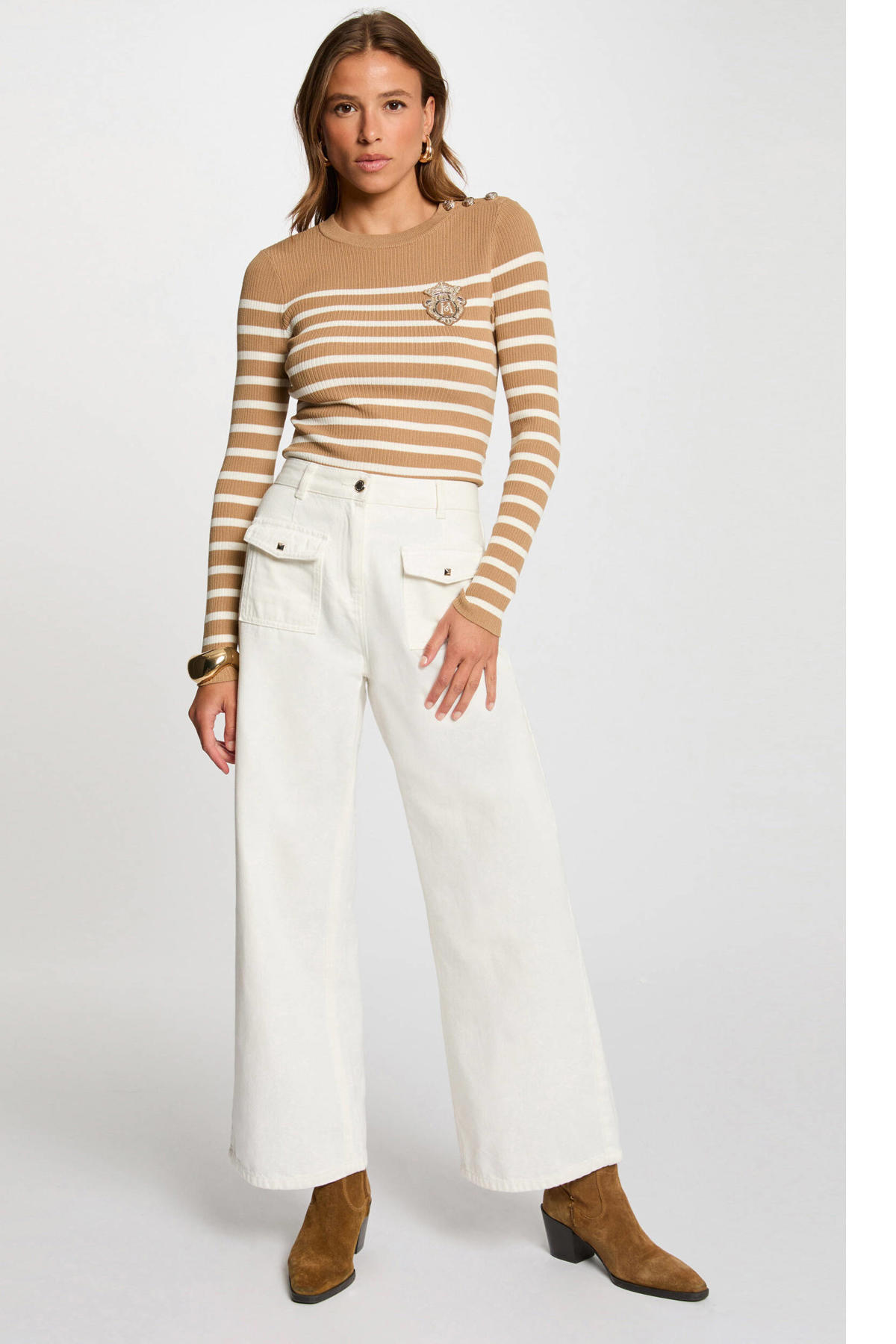 Ruby Tuesday Vella top camel | De beste style secrets