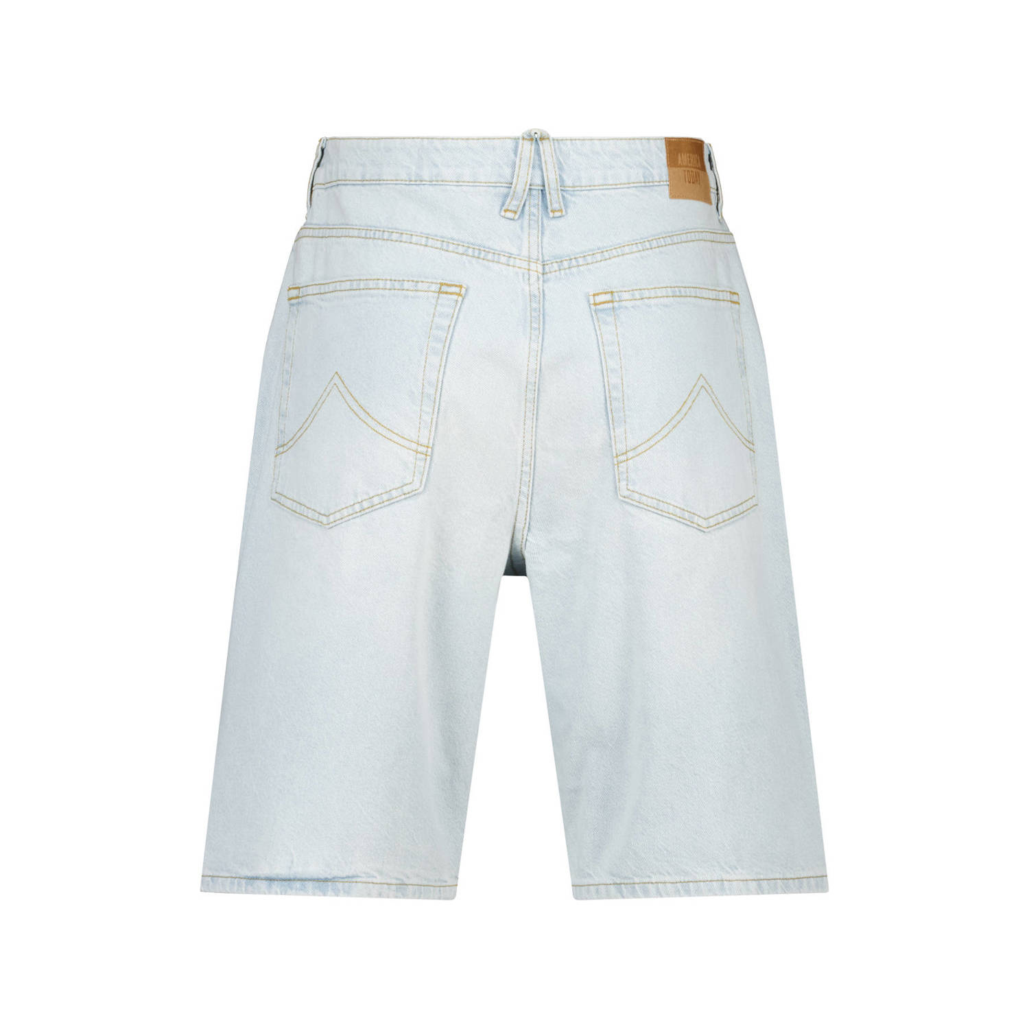 America Today denim regular short blauw