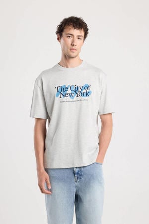 regular T-shirt grijs
