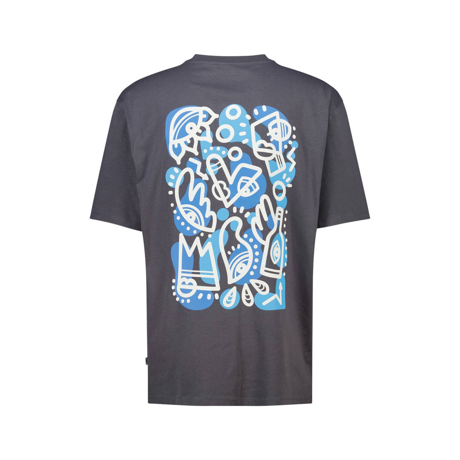 America Today relaxed T-shirt antraciet