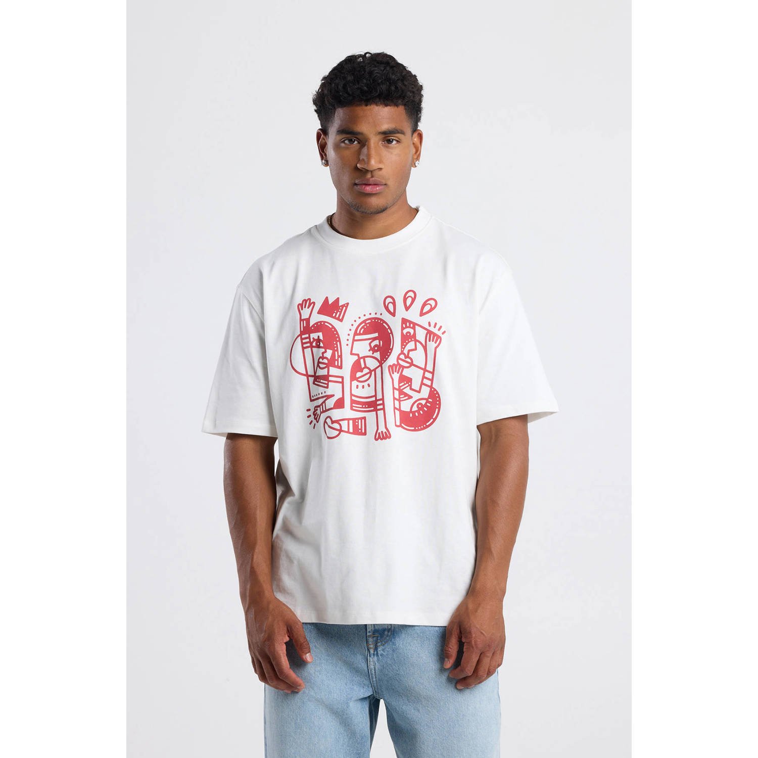 America Today relaxed T-shirt ecru