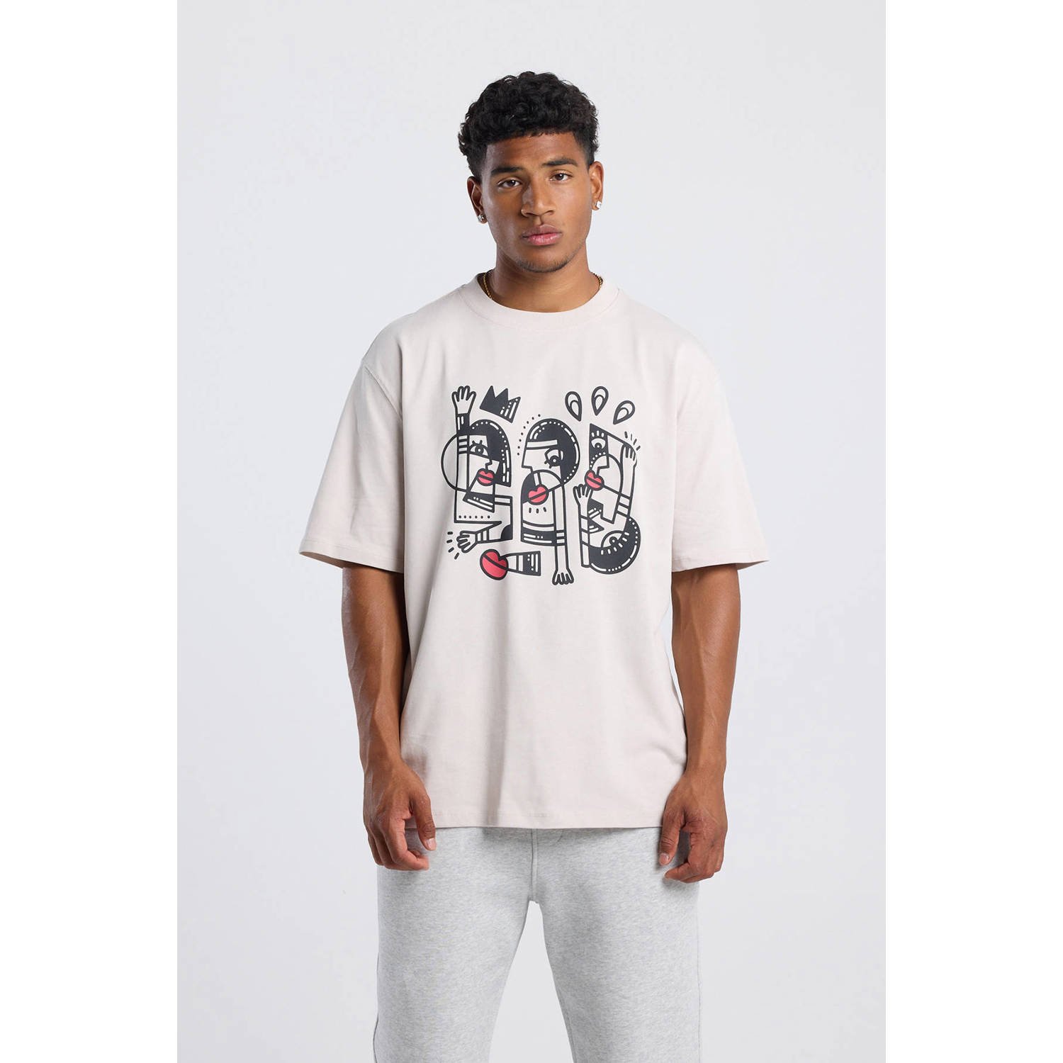America Today relaxed T-shirt ecru