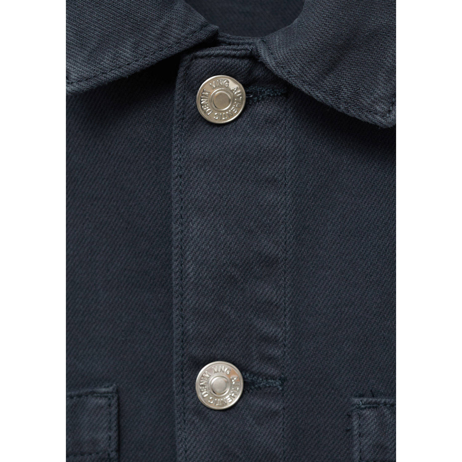 MANGO TEEN overshirt donkerblauw