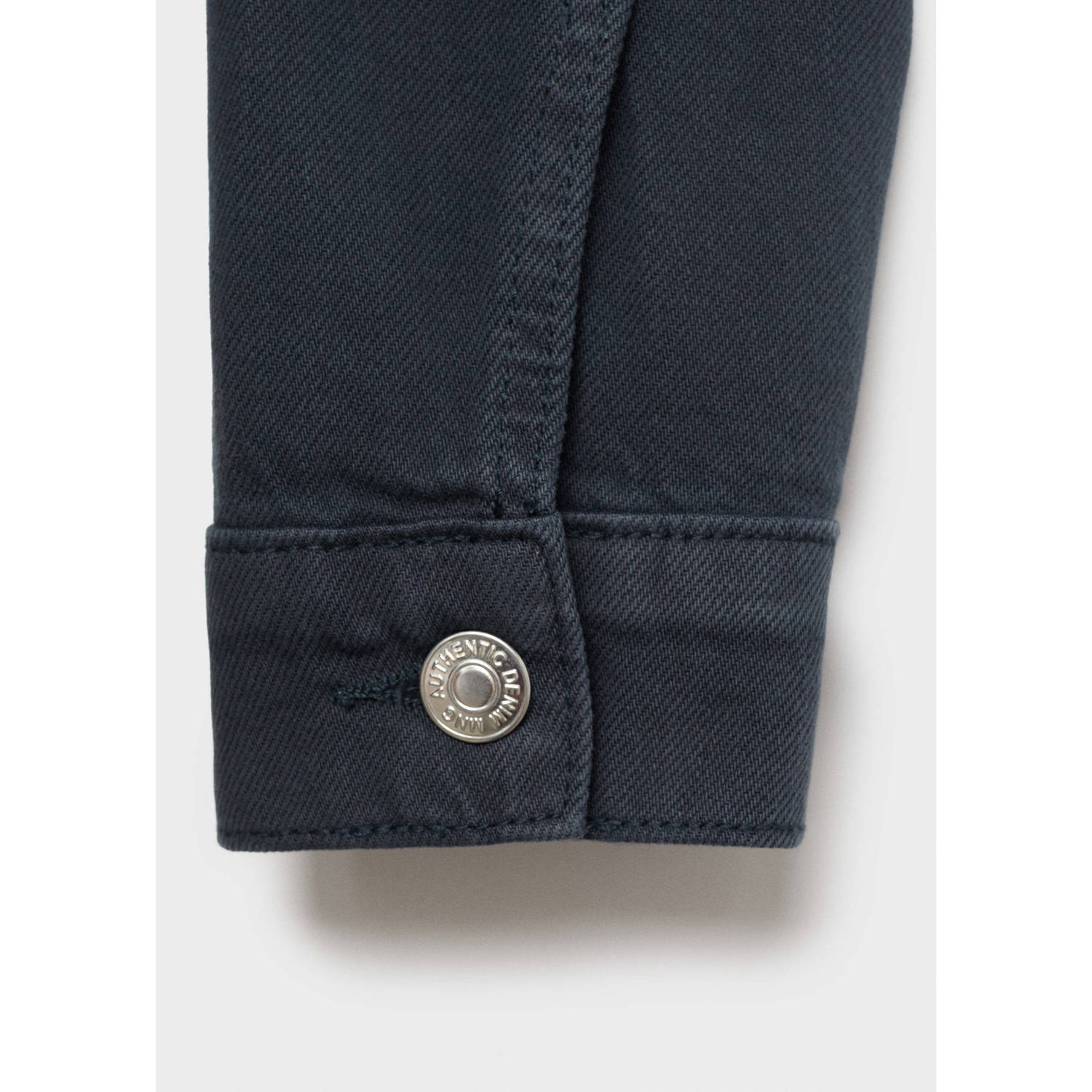 MANGO TEEN overshirt donkerblauw